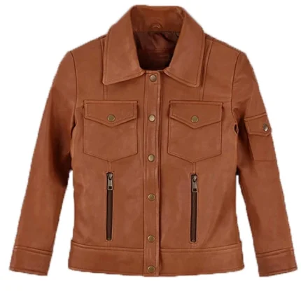 Men’s Genuine Leather Classic Biker Jacket 1