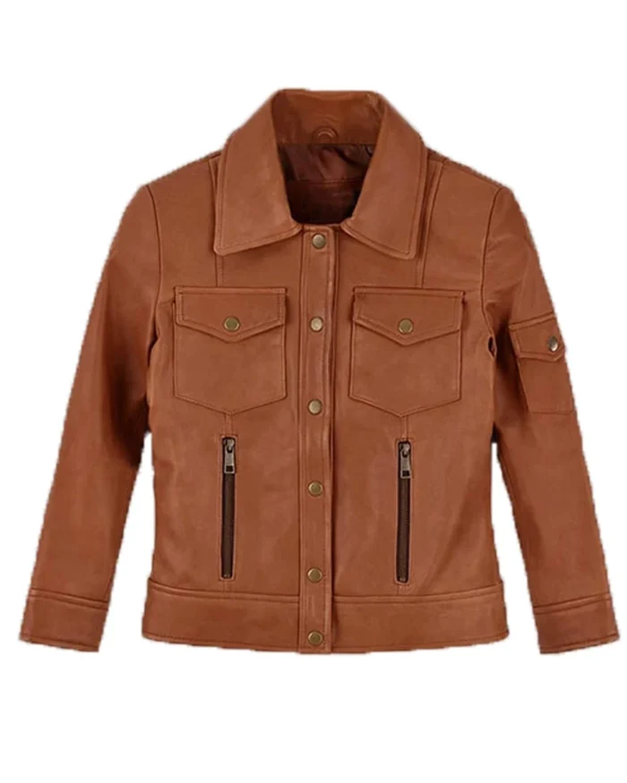 Men’s Genuine Leather Classic Biker Jacket 1