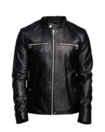 Men Black Detachable Hooded Jacket 1