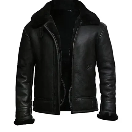 Mens Aviator B3 Shearling Sheepskin Jacket 1