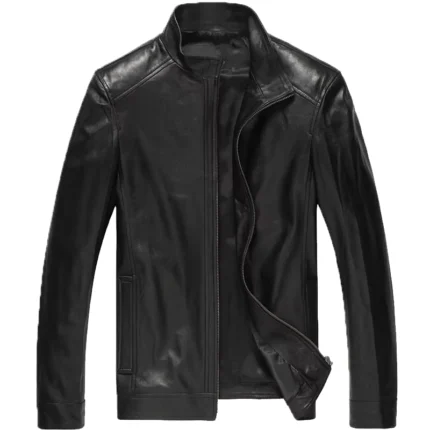 Men Fashion Leather Motorcycle Jacket 1