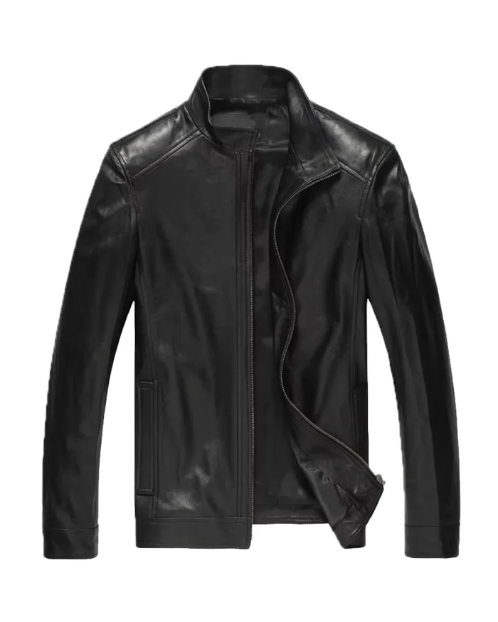Men Fashion Leather Motorcycle Jacket 1