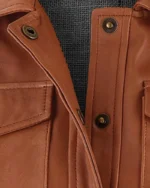 Men’s Genuine Leather Classic Biker Jacket 4
