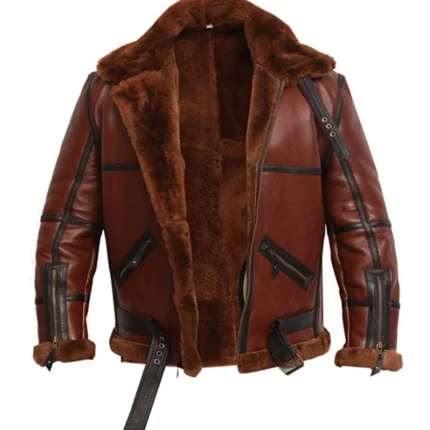 Men’s RAF British Shearling Aviator Jacket 1