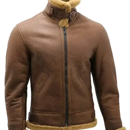 Mens B3 Shearling Flying Aviator Jacket 3