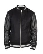 Harrison Black Varsity Jacket 1