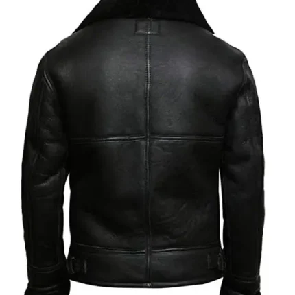 Mens Aviator B3 Shearling Sheepskin Jacket 3