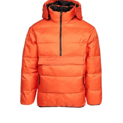 Women’s Orange Puffer Down Jacket 1