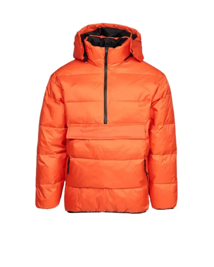 Women’s Orange Puffer Down Jacket 1