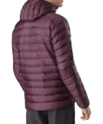 Men’s Burgundy Puffer Jacket 2
