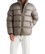 Mens Grey Puffer Jacket 3