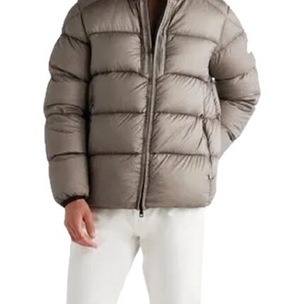 Mens Grey Puffer Jacket 3