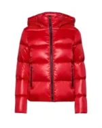 Mens Red Puffer Jacket 1