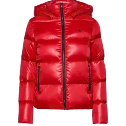Mens Red Puffer Jacket 1