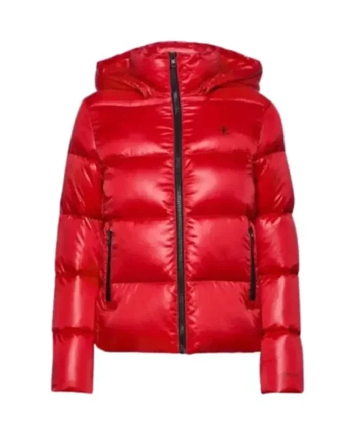 Mens Red Puffer Jacket 1