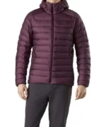 Men’s Burgundy Puffer Jacket 3