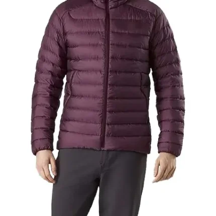 Men’s Burgundy Puffer Jacket 3