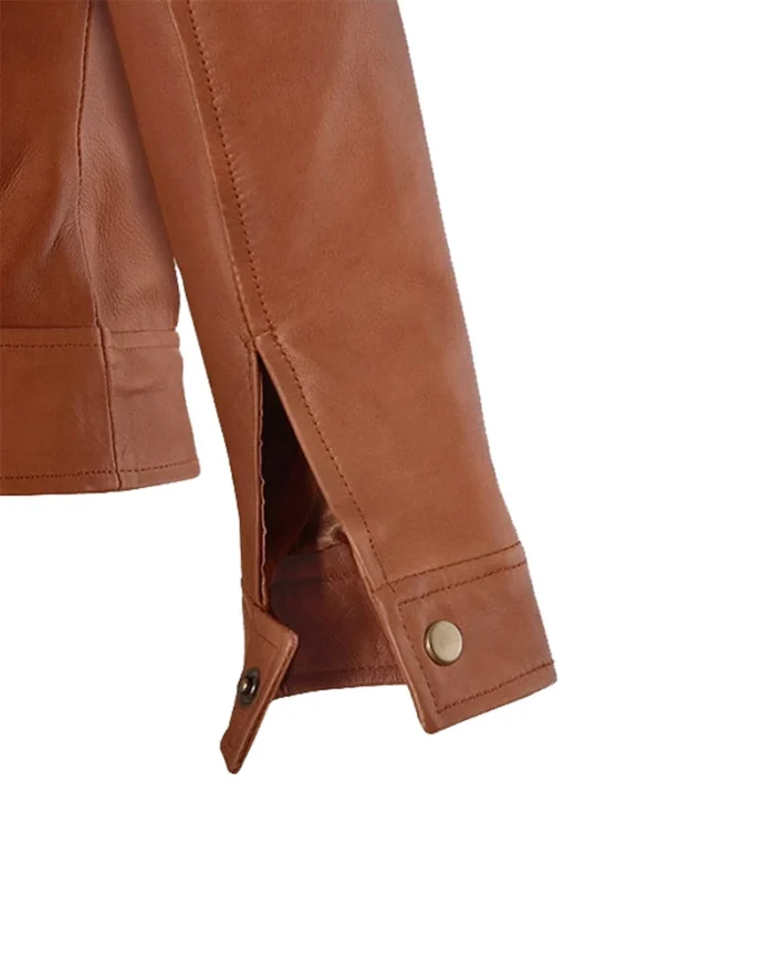 Men’s Genuine Leather Classic Biker Jacket 3