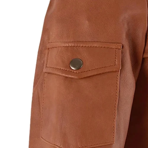 Men’s Genuine Leather Classic Biker Jacket 5