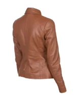 Colette Brown Leather Jacket 3