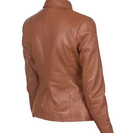 Colette Brown Leather Jacket 3