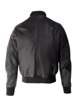 Men Casual Black Bomber Jacket 3