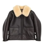 Navy M-445A Flight Shearling Leather Jacket 1