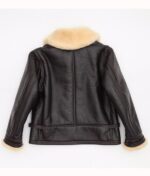 Navy M-445A Flight Shearling Leather Jacket 2