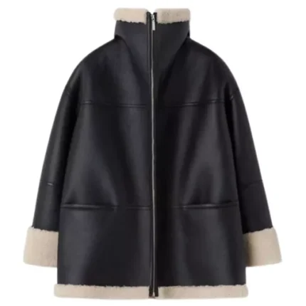 Women B3 RAF Aviator Sheepskin Leather Jacket 3