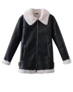 Women B3 Shearling Leather Coat 1