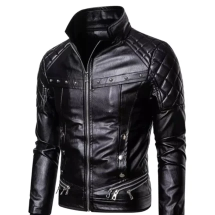 Men’s Black Retro Aviator Jacket 3
