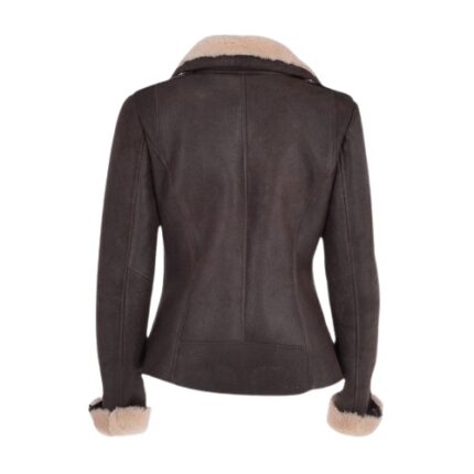 Women’s Aviator Shearling Jacket 2