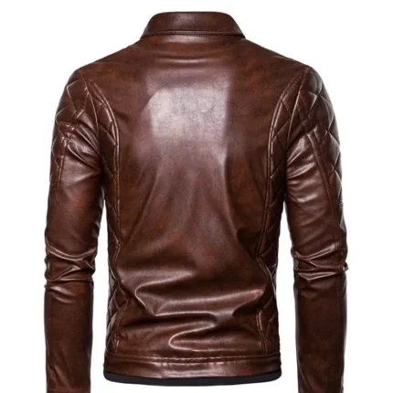 Men’s Brown Retro Aviator Jacket 3