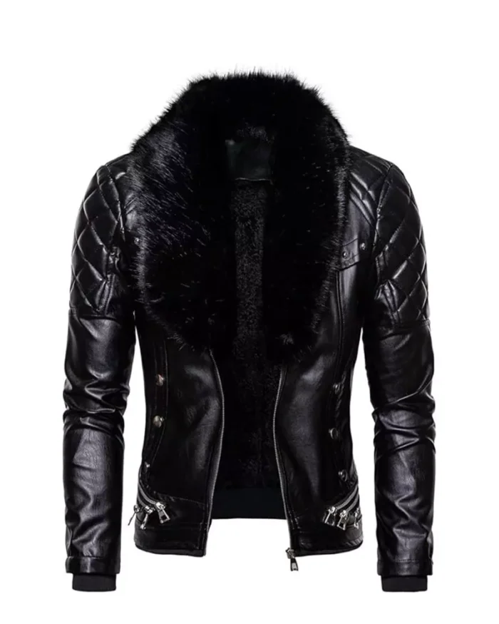 Men’s Black Retro Aviator Jacket 1