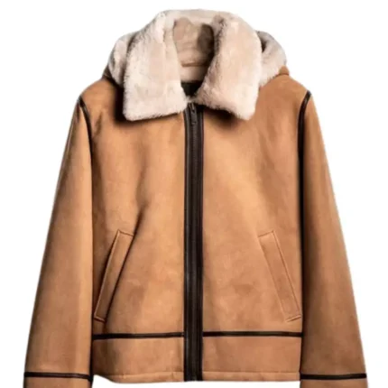 B3 Fur Aviator Shearling Sheepskin Bomber Jacket 1