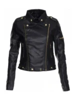Women’s Moto Leather Jacket 1