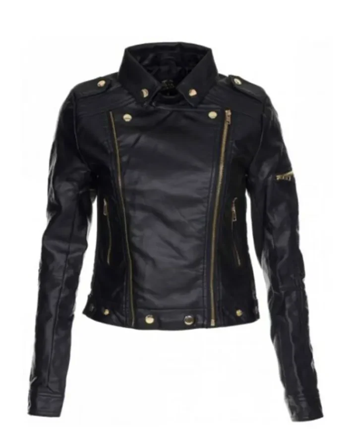 Women’s Moto Leather Jacket 1