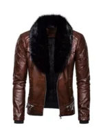 Men’s Brown Retro Aviator Jacket 1