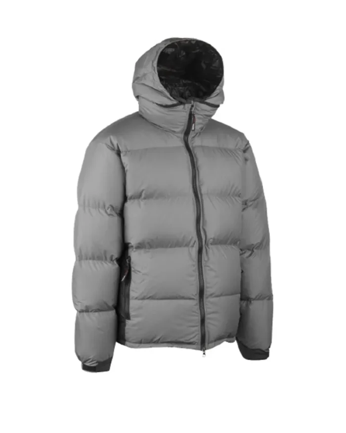 Women’s Grey Puffer Down Jacket 2