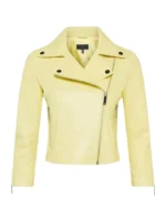 Faux Leather Women’s Biker Jacket 1