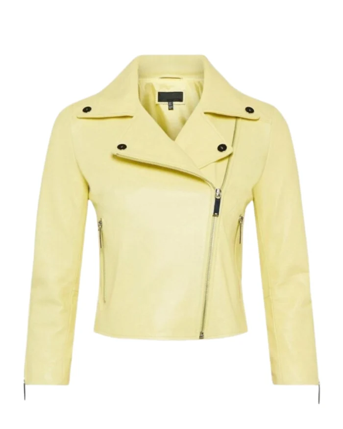 Faux Leather Women’s Biker Jacket 1
