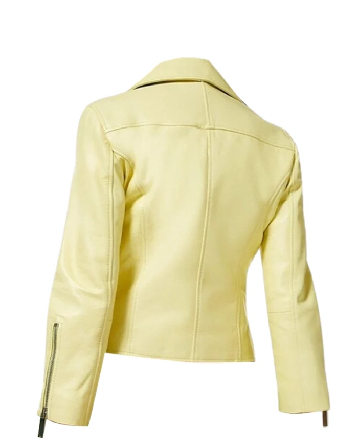 Faux Leather Women’s Biker Jacket 2