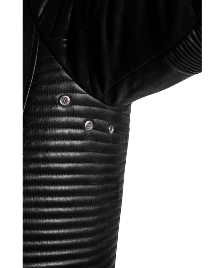 Men’s Vintage Premium Black Biker Leather Jacket 3