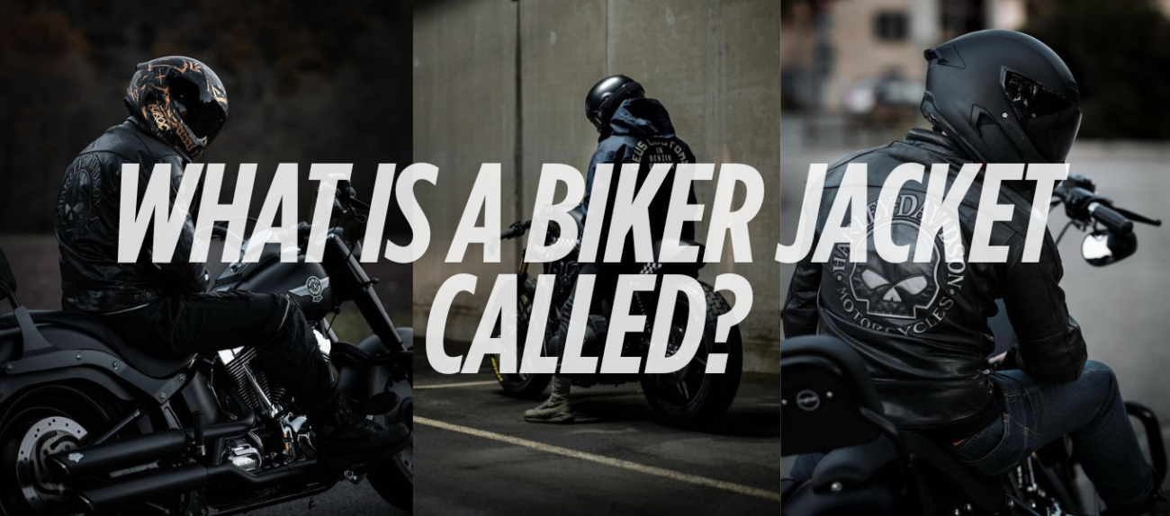 What is a biker jacket called banner