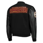 Washington Commanders Black Varsity Jacket 2