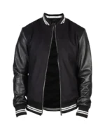 Harrison Black Varsity Jacket 2