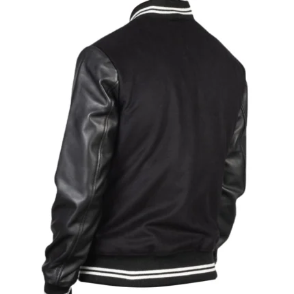 Harrison Black Varsity Jacket 3