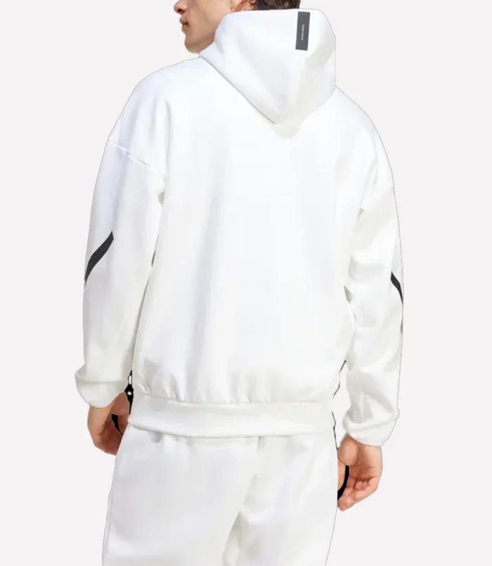 Ajax-adidas ZNE Hoodie White