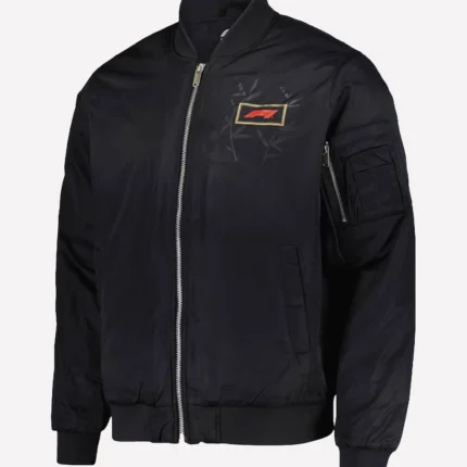 Formula 1 2025 China Grand Prix Year of the Snake Full-Zip Black Bomber Jacket