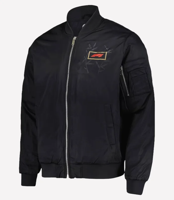 Formula 1 2025 China Grand Prix Year of the Snake Full-Zip Black Bomber Jacket